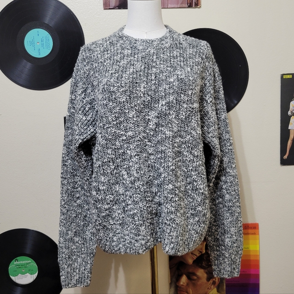 Abercrombie & Fitch | Oversized Black & White Sweater